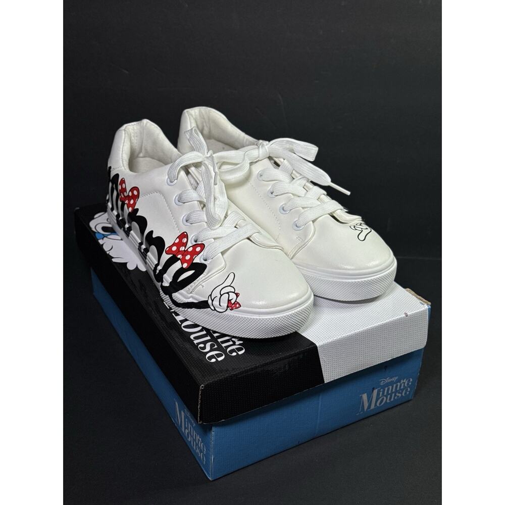 Adorable Disney Minnie Mouse Casual Sneakers Kids/Girls Size 5 New With Tags